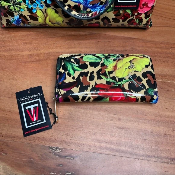 Timmy Woods Jungle Fever Collection Tarzan Bag Trio Purse/Crossbody/Wallet NEW